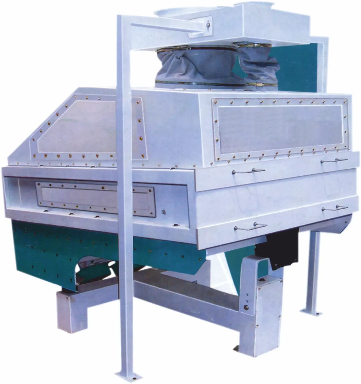 Dry destoner for grain