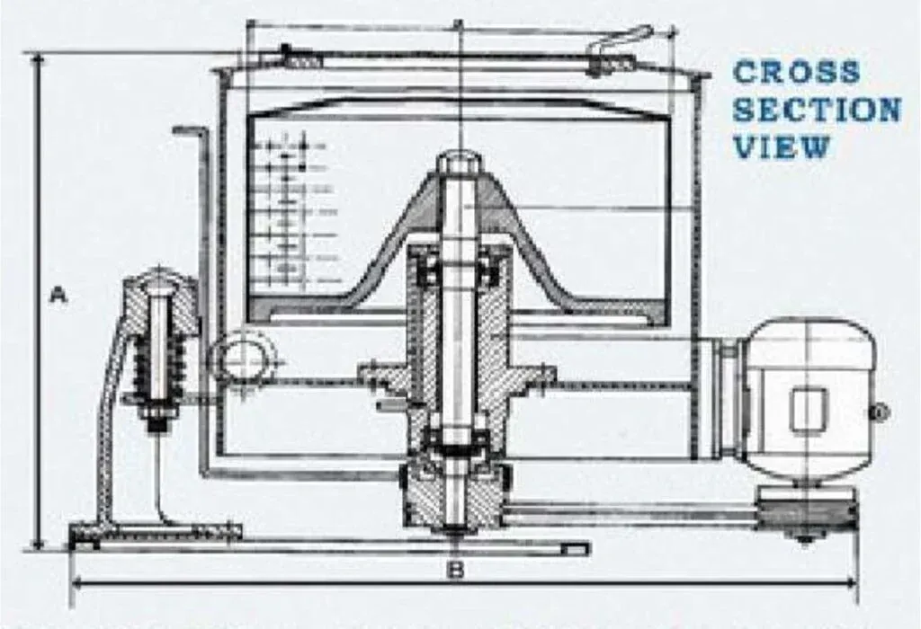 Top discharge basket centrifuge